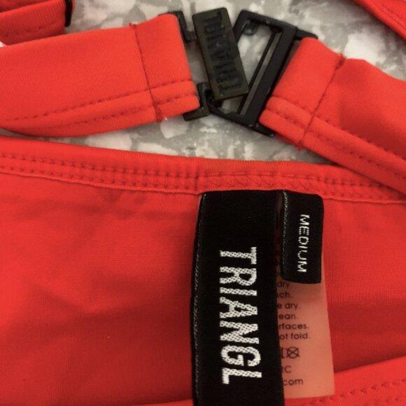 triangl "Gigi" red crochet bikini (size S top and size M bottom) - Picture 4 of 6